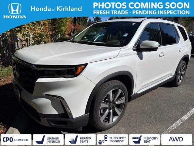 Certified Used 2024 Platinum White Pearl Honda AWD ELITE image 1
