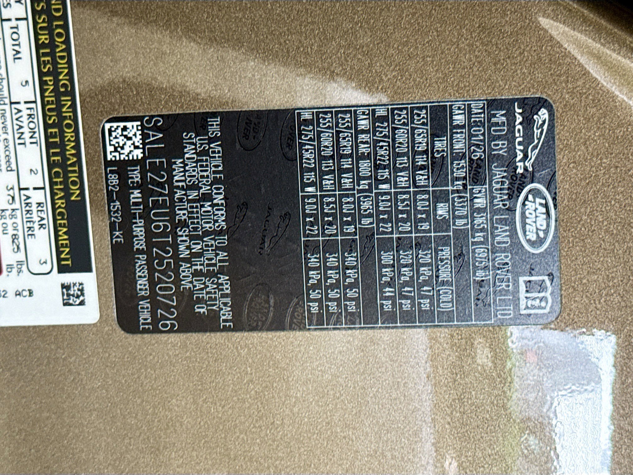 New 2026 Gondwana Stone LAND ROVER X-Dynamic SE image 42