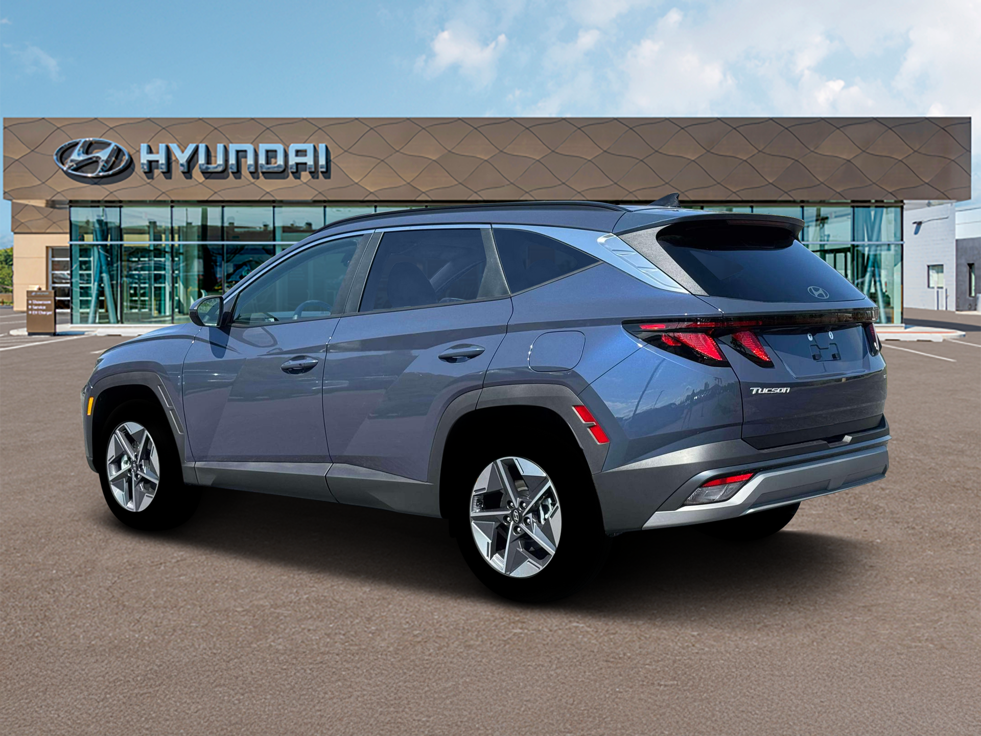 New 2026 Blue Hyundai SEL AWD image 4