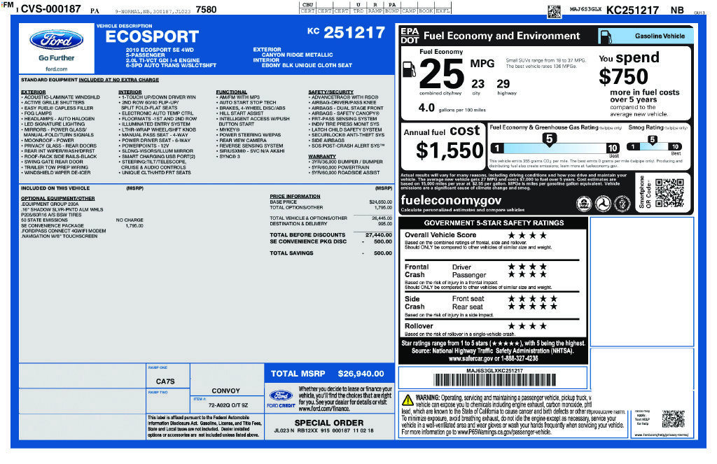 Used 2019  Ford SE image 6