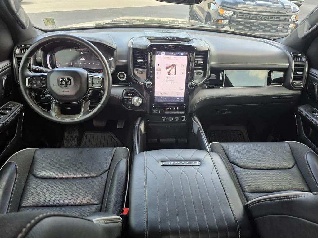 Used 2025 Diamond Black Crystal Pearlcoat Ram Limited image 11