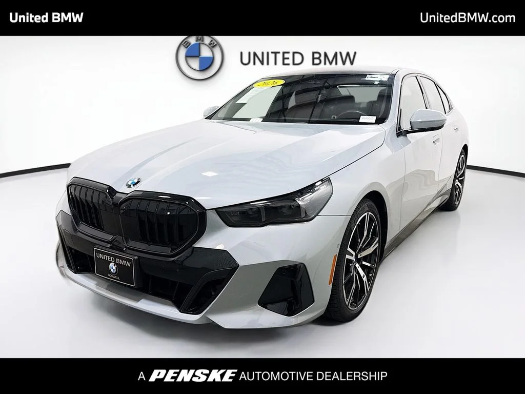 Certified Used 2026 Gray Metallic BMW 540i xDrive image 1