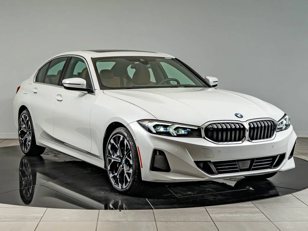 Certified Used 2025 Mineral White Metallic BMW 330i xDrive image 3