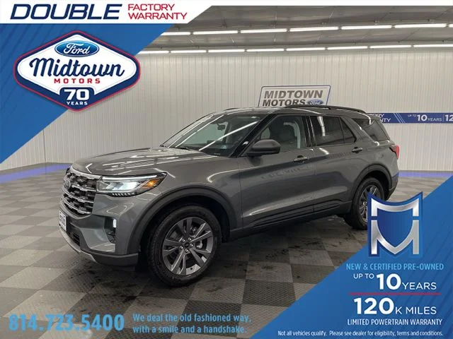New 2026 Carbonized Gray Metallic Ford Active image 1
