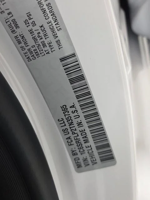 New 2026 Bright White Clear-Coat Exterior Paint RAM Rebel image 18