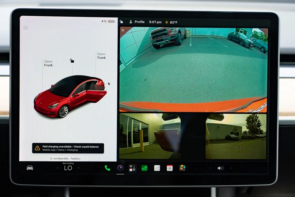 Used 2018 Red Tesla Performance image 14