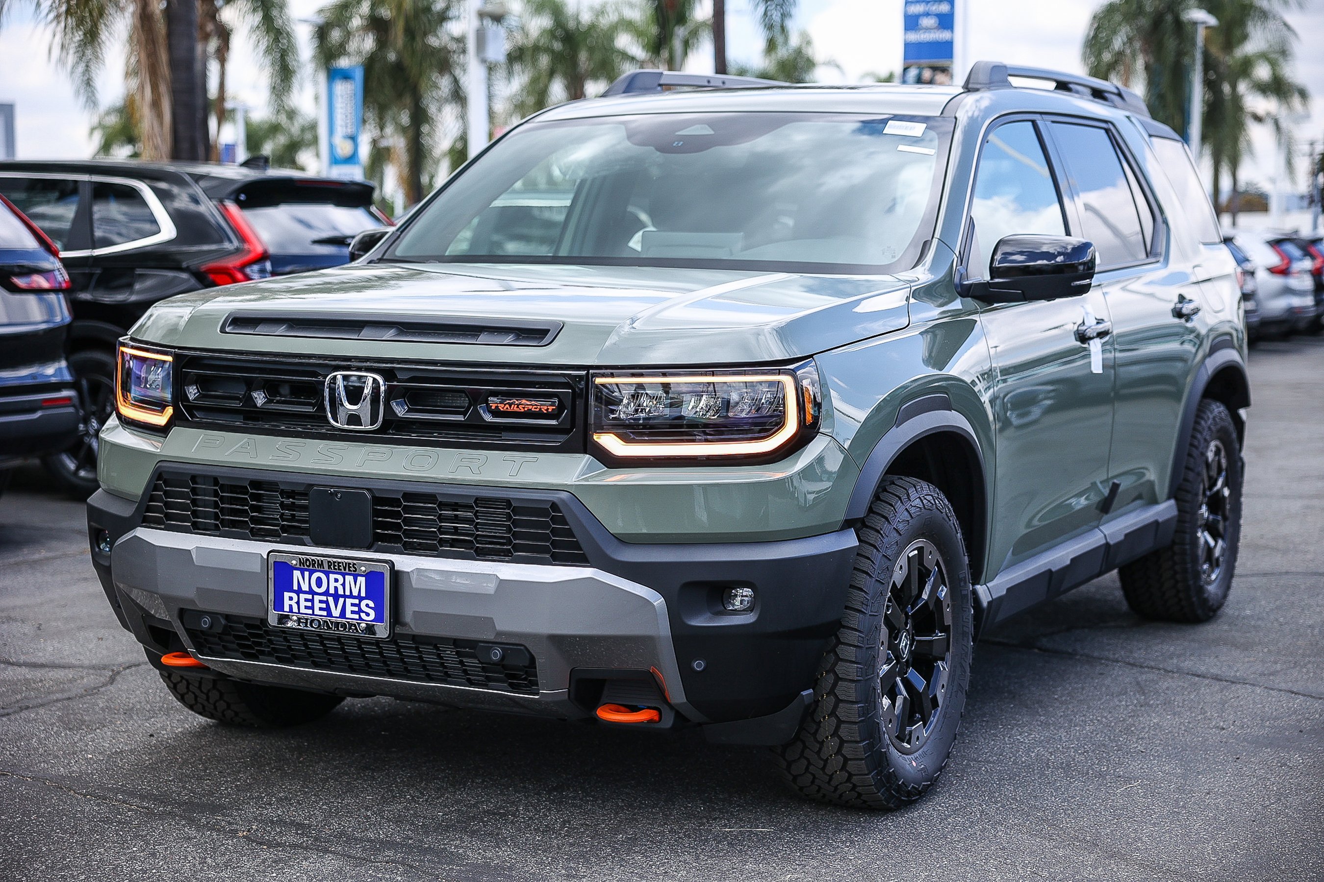 New 2026 Ash Green Metallic Honda TrailSport Elite AWD image 3