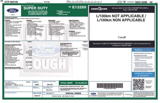 2025 Ford F-350 King Ranch 4x4 Crew Cab 8' Box SRW's photo