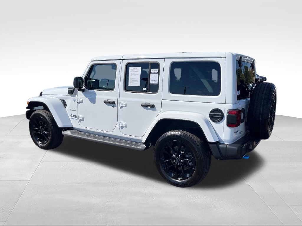 Used 2024 White Jeep Sahara 4xe image 3