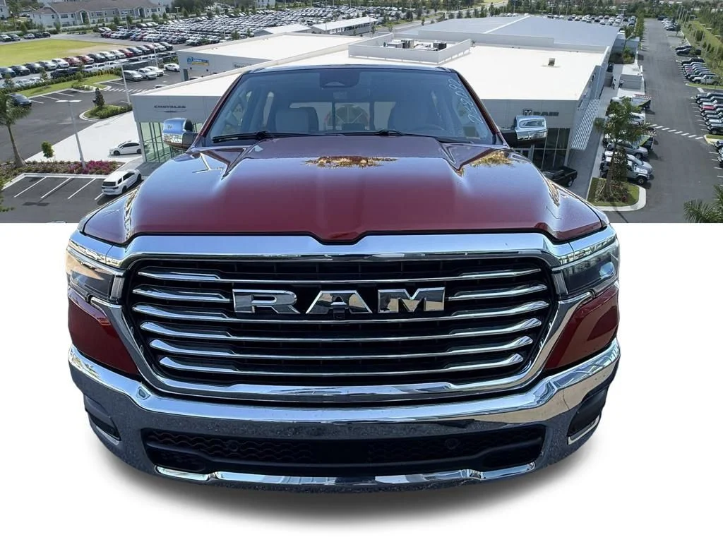 New 2026 Molten Red Pearl-Coat Exterior Paint RAM Laramie image 10