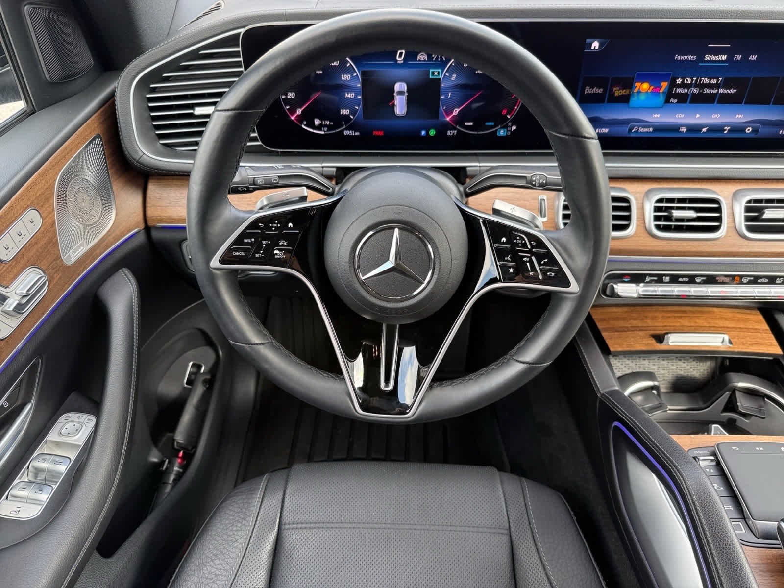 Certified Used 2025 Obsidian Black Metallic Mercedes-Benz GLS 450 image 14