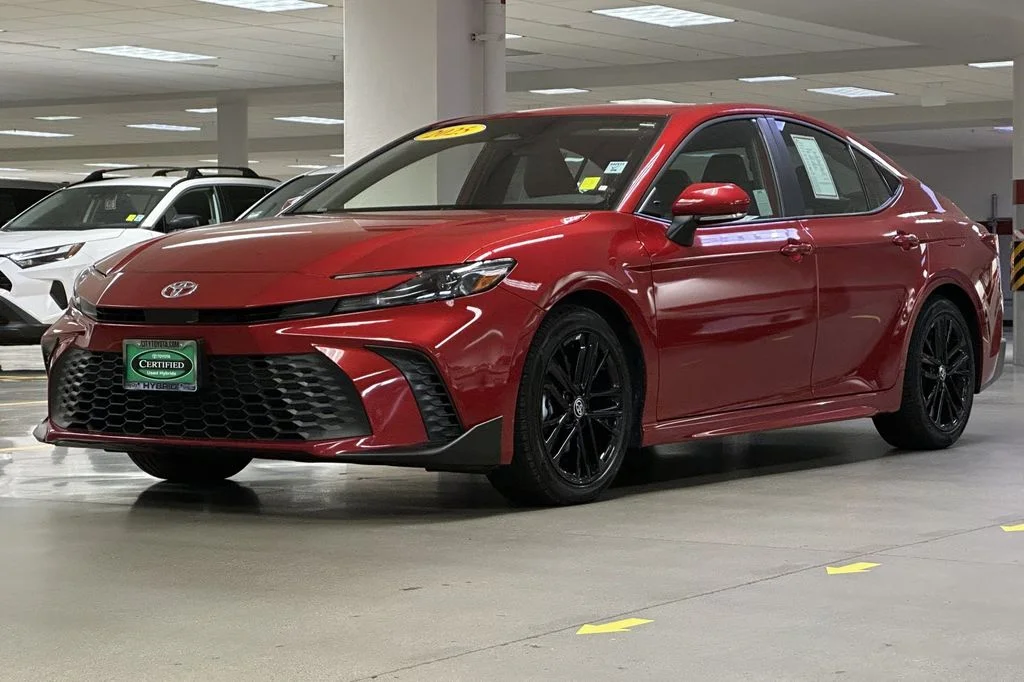 Used 2025 Red Toyota SE image 8