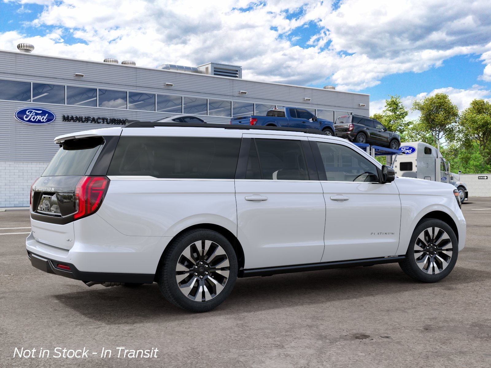 New 2027 Star White Metallic Tri-Coat Ford MAX Platinum image 7