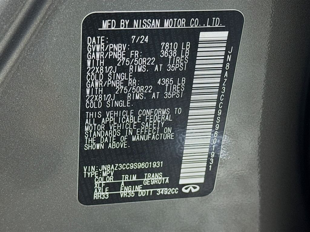 2025 INFINITI QX80 Autograph 4WD - Photo 44