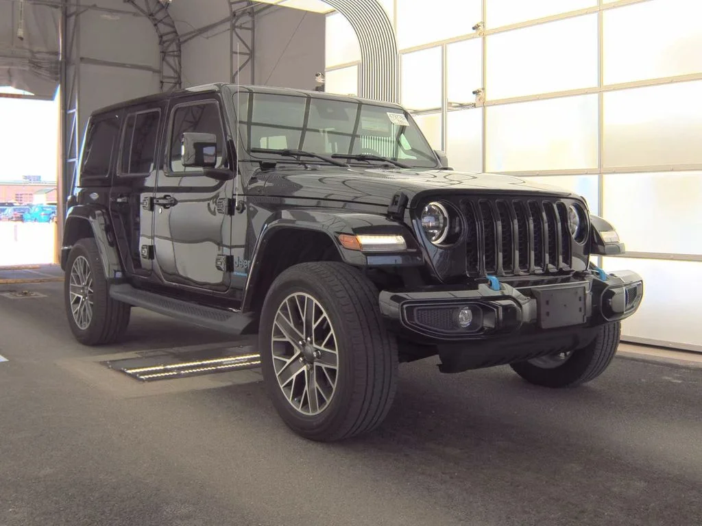 Used 2023 Black Jeep Sahara 4xe image 3