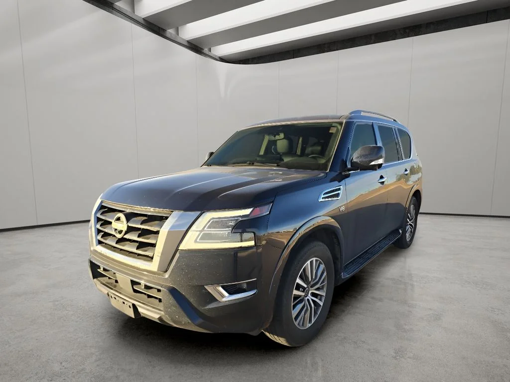 Used 2021 Hermosa Blue Pearl Nissan SL image 1