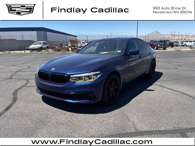 Used 2019 Blue BMW 540i image 1