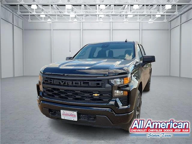 New 2026 GBA Black Chevrolet Custom 4x2 Crew Cab 5.75 ft. box 147.4 in. WB image 1