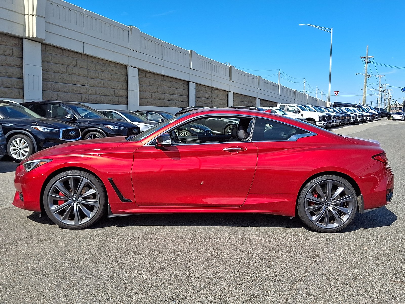 Certified Used 2022 Dynamic Sunstone Red - NBA INFINITI RED SPORT 400 AWD image 7