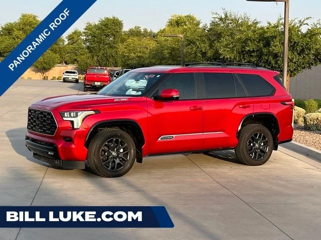 Used 2025 Red Toyota Platinum image 1