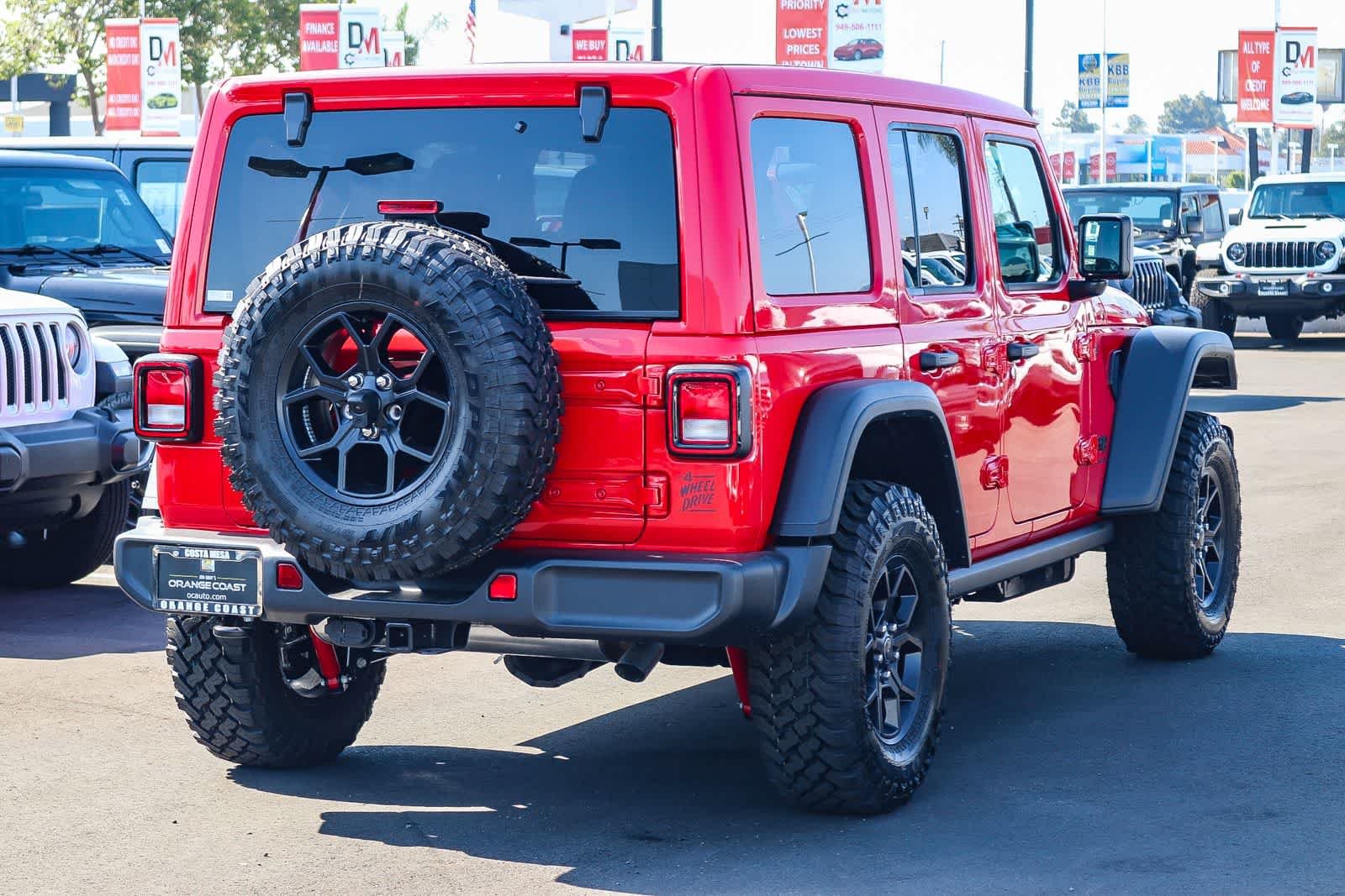 New 2026 Firecracker Red Clear-Coat Exterior Paint Jeep Willys image 4