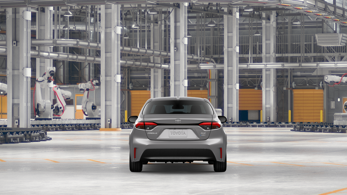 New 2027 Classic Silver Metallic Toyota Hybrid XLE image 8