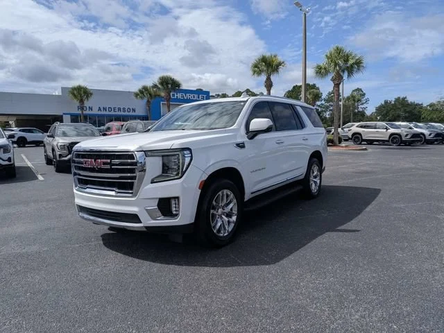 Used 2022 SUMMIT WHITE GMC SLT image 7