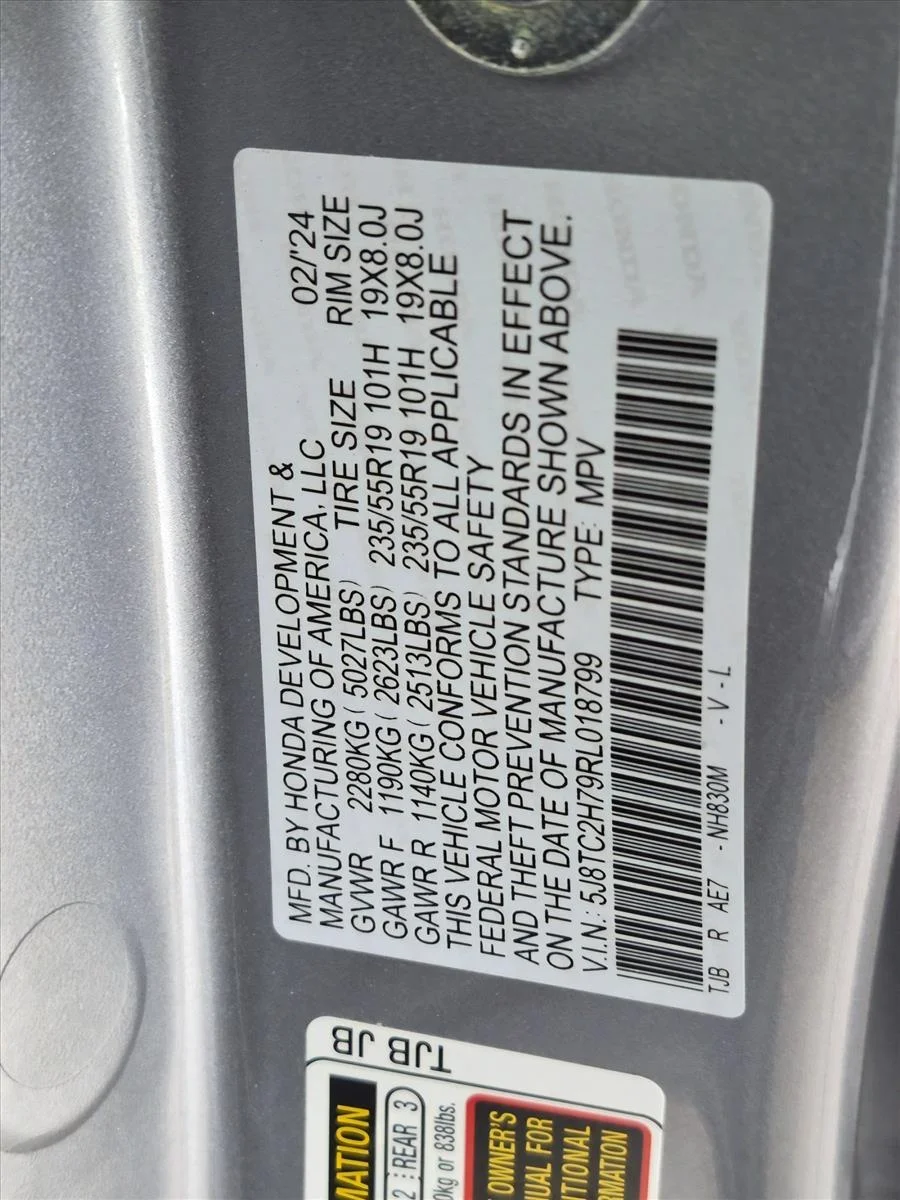 Used 2024 Lunar Silver Metallic Acura w/Advance Package image 23