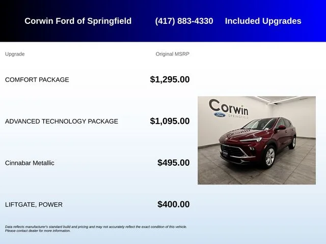Used 2024 Cinnabar Metallic Buick Preferred image 5