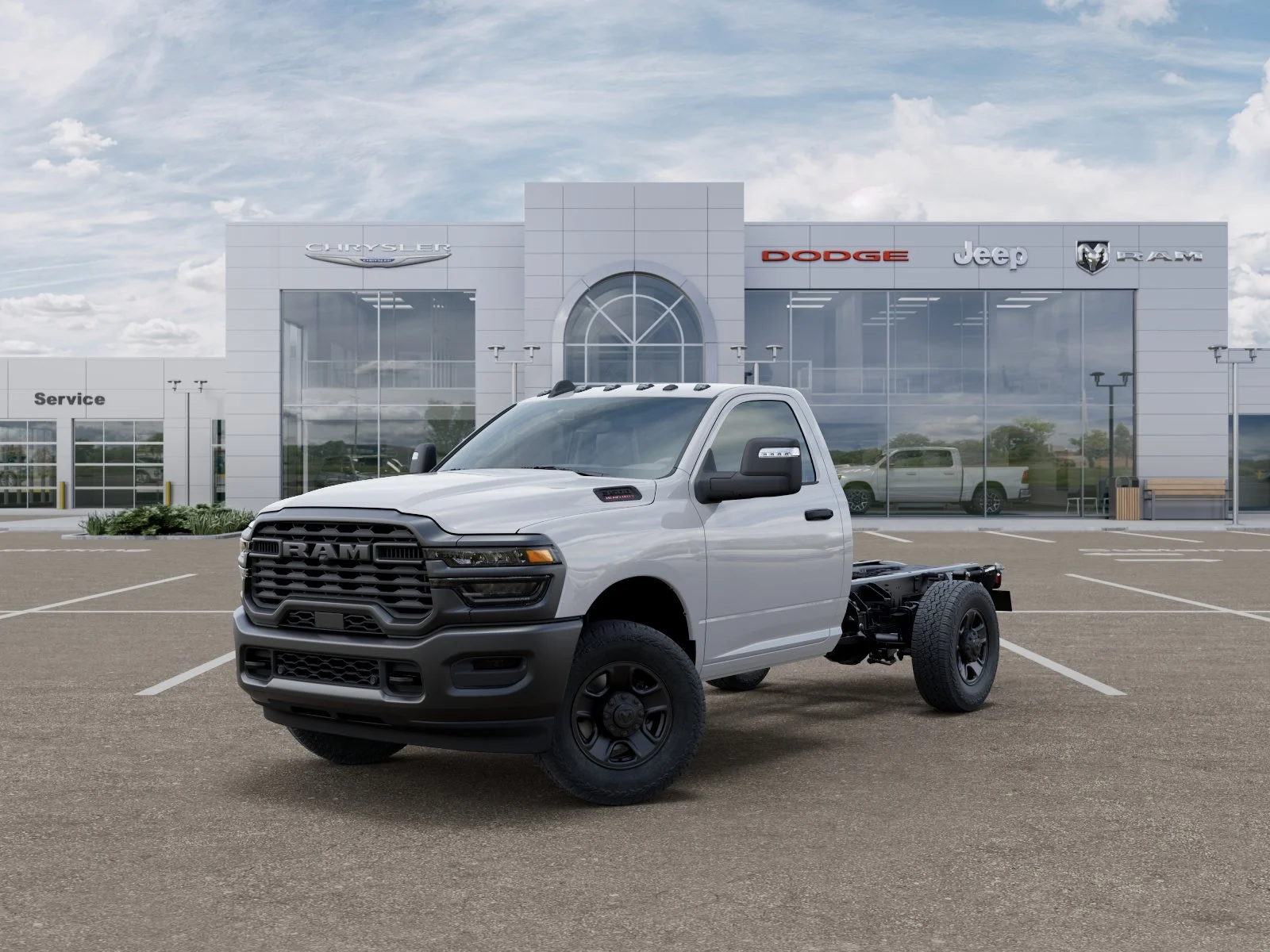 New 2025 Bright White Clear-Coat Exterior Paint RAM Tradesman image 12