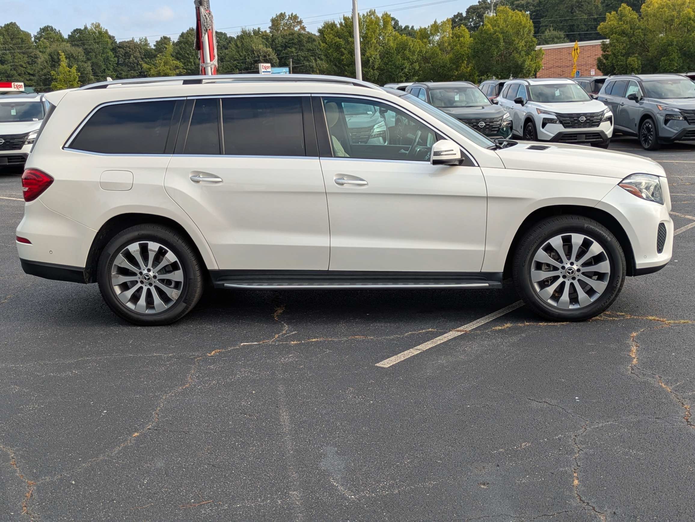 Used 2018 White Mercedes-Benz GLS 450 image 2