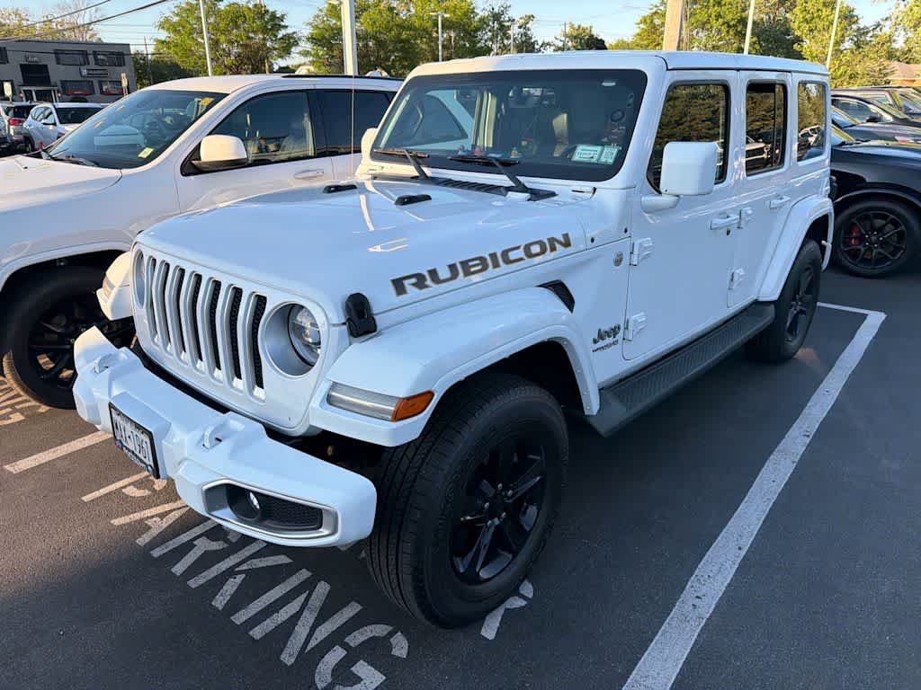 Used 2018 Bright White Clearcoat Jeep Sahara image 2