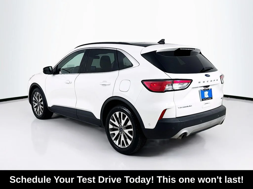 Used 2020 White Metallic Ford Titanium image 5