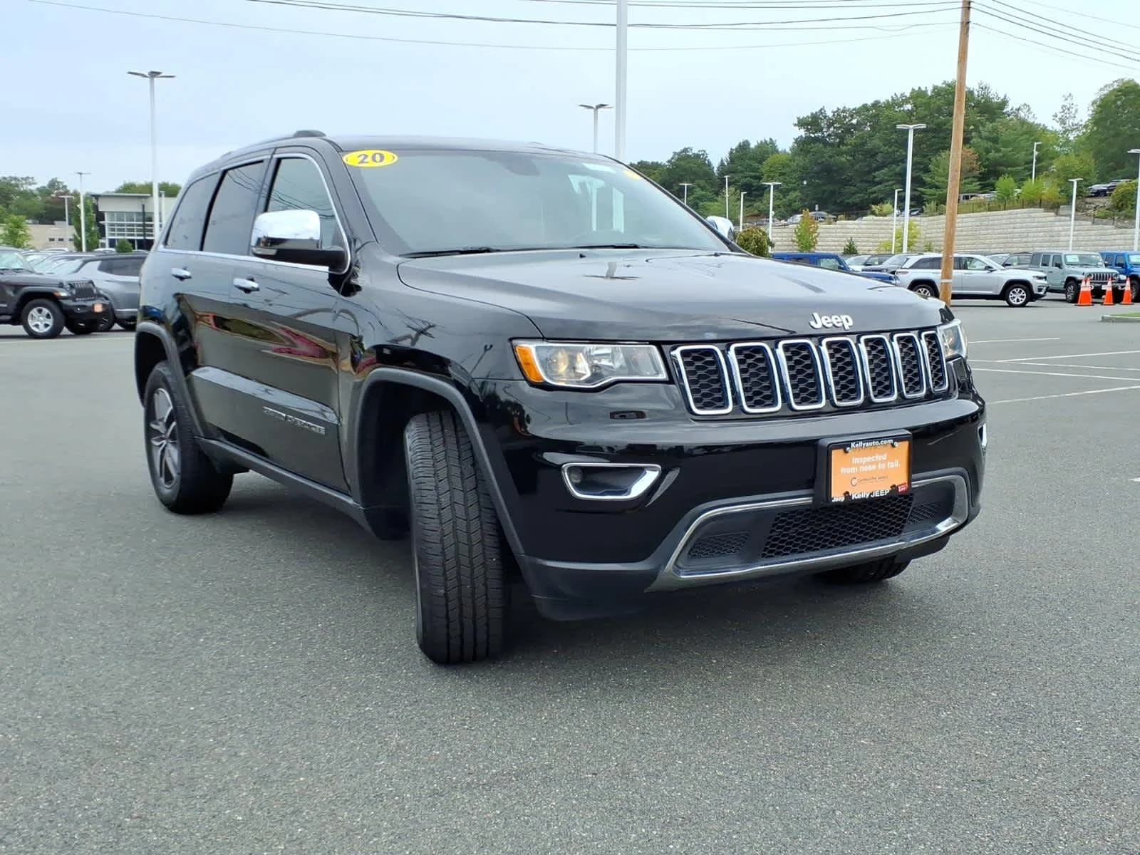 Certified Used 2020 Diamond Black Crystal Pearlcoat Jeep Limited image 5