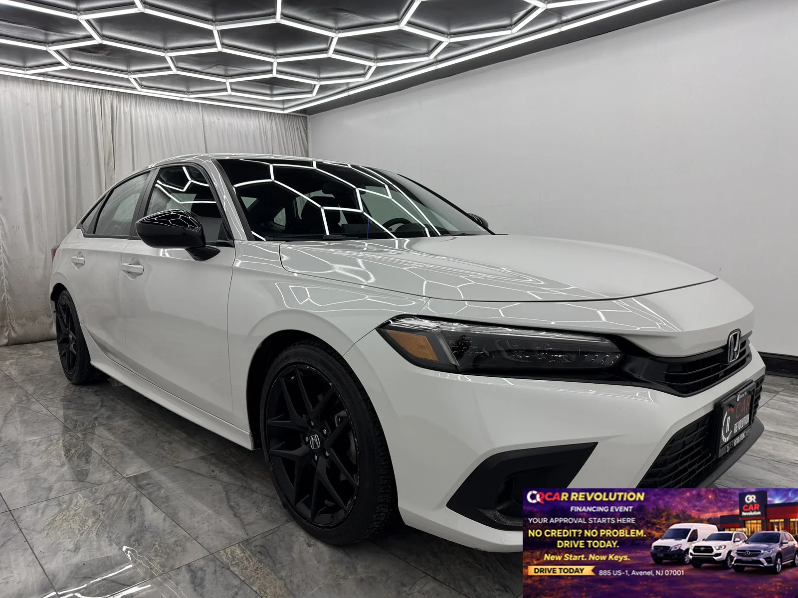 Used 2024 Platinum White Pearl Honda Sport CVT image 1