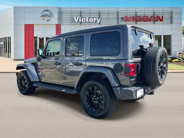 Used 2021 Gray Jeep Unlimited Sahara 4xe image 6