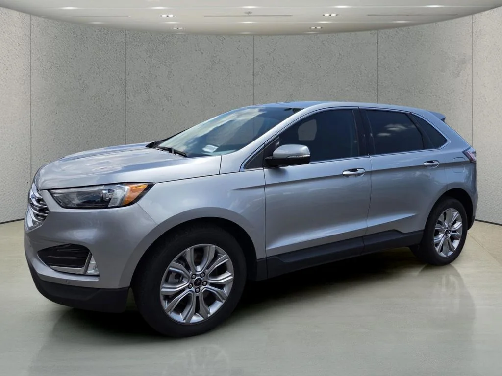 Certified Used 2023 Silver Ford Titanium image 1
