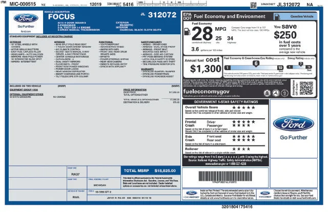 Used 2018 Gray Ford S image 8