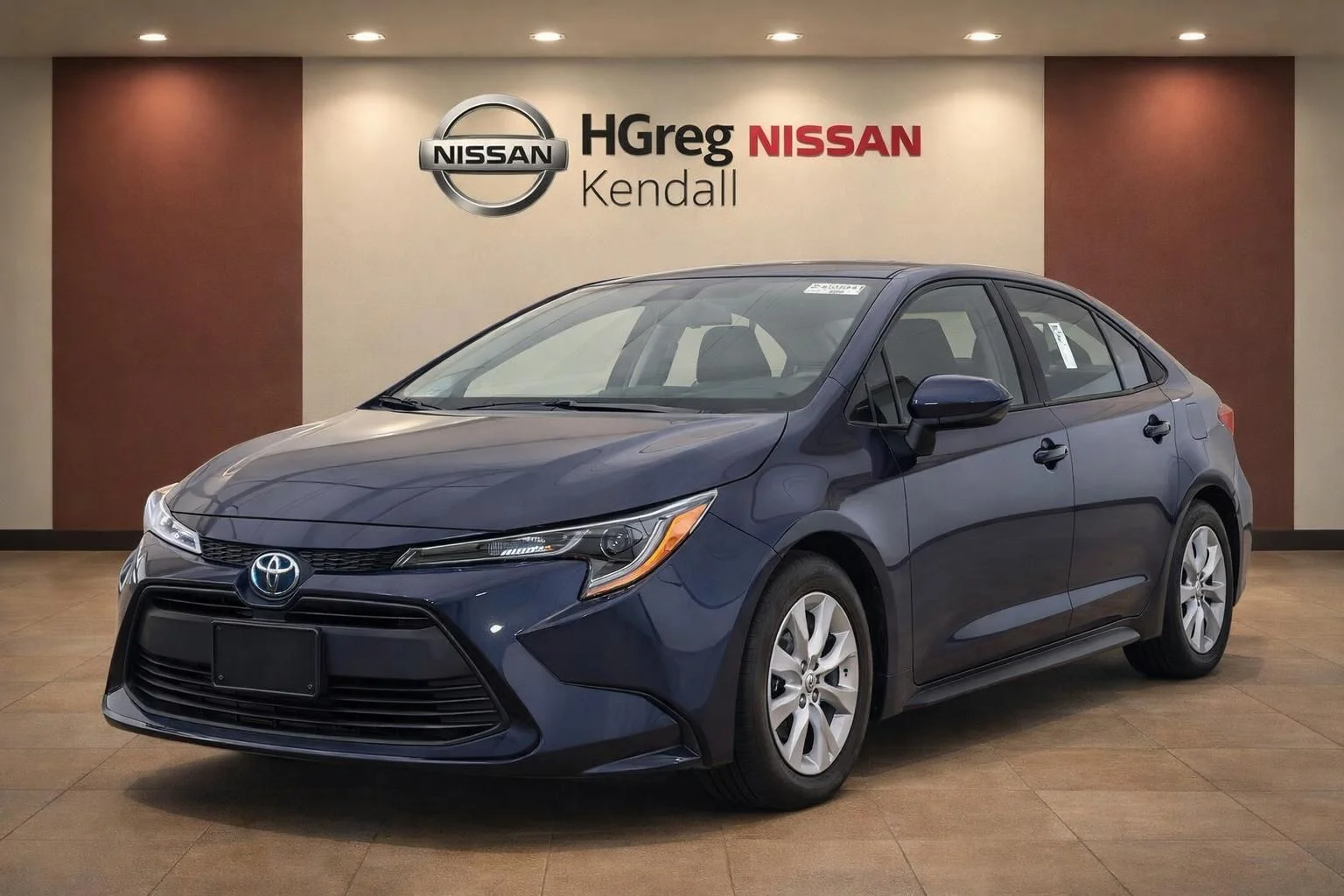 Used 2024 Blue Toyota LE image 3