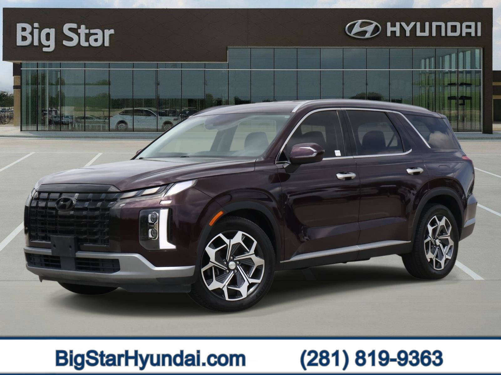 Used 2023 Sierra Burgundy Hyundai SEL image 1