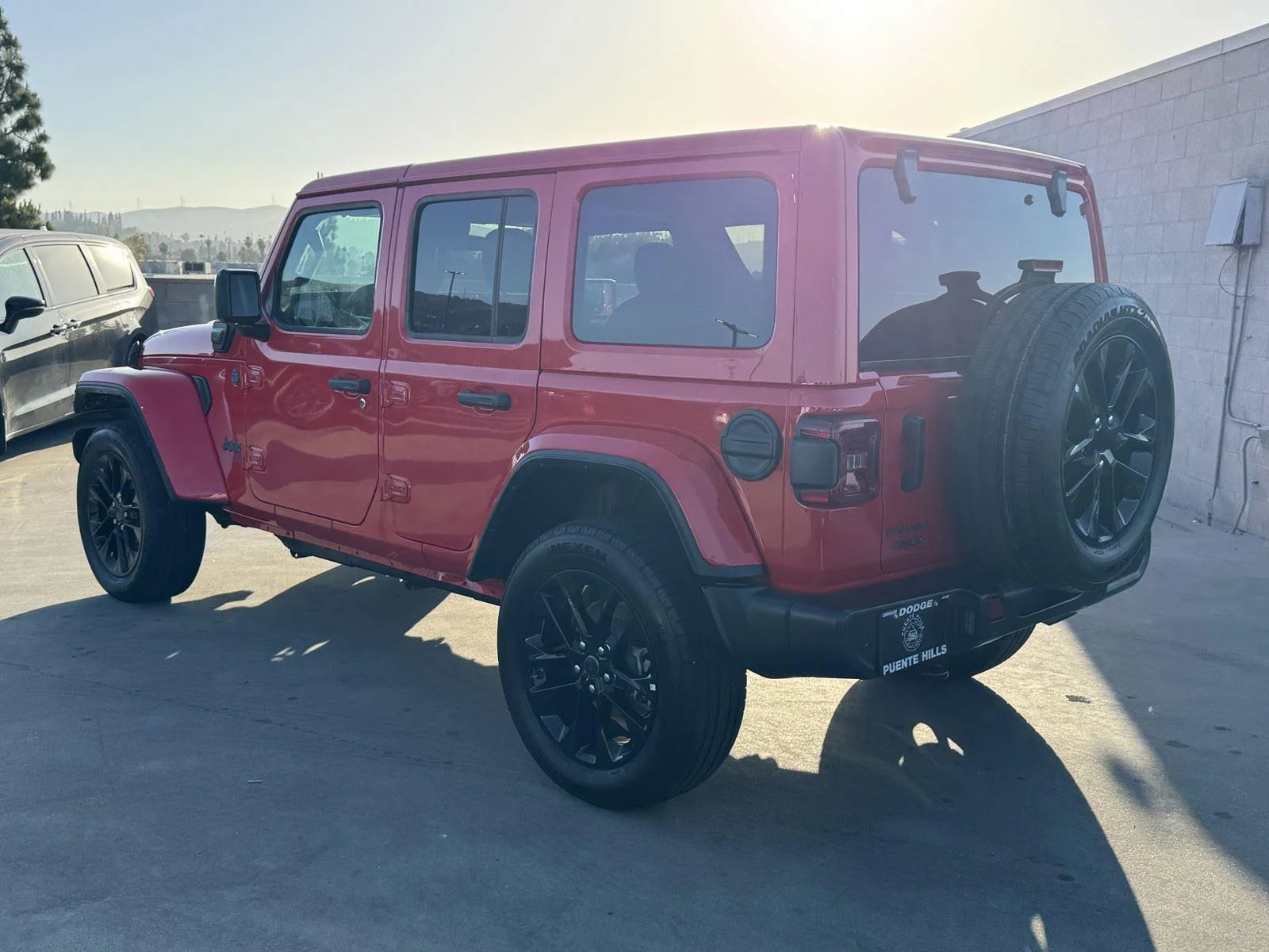 Certified Used 2025 Firecracker Red Clearcoat Jeep Sahara image 4