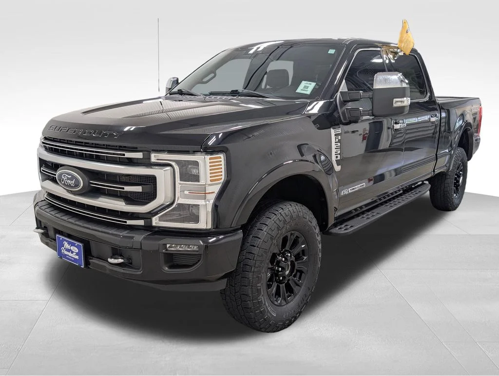 Certified Used 2021 Agate Black Metallic Ford Platinum image 20