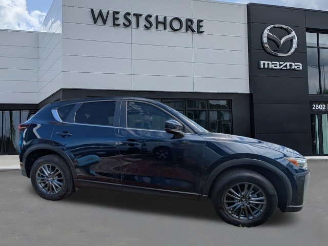 Used 2021 Blue Mazda Touring image 1