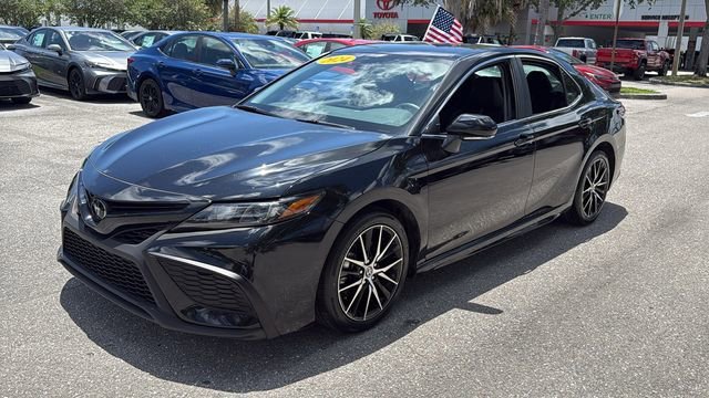 Used 2024 Midnight Black Metallic Toyota SE image 3