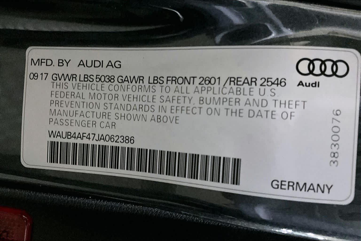 Used 2018 GRAY Audi Premium Plus image 33