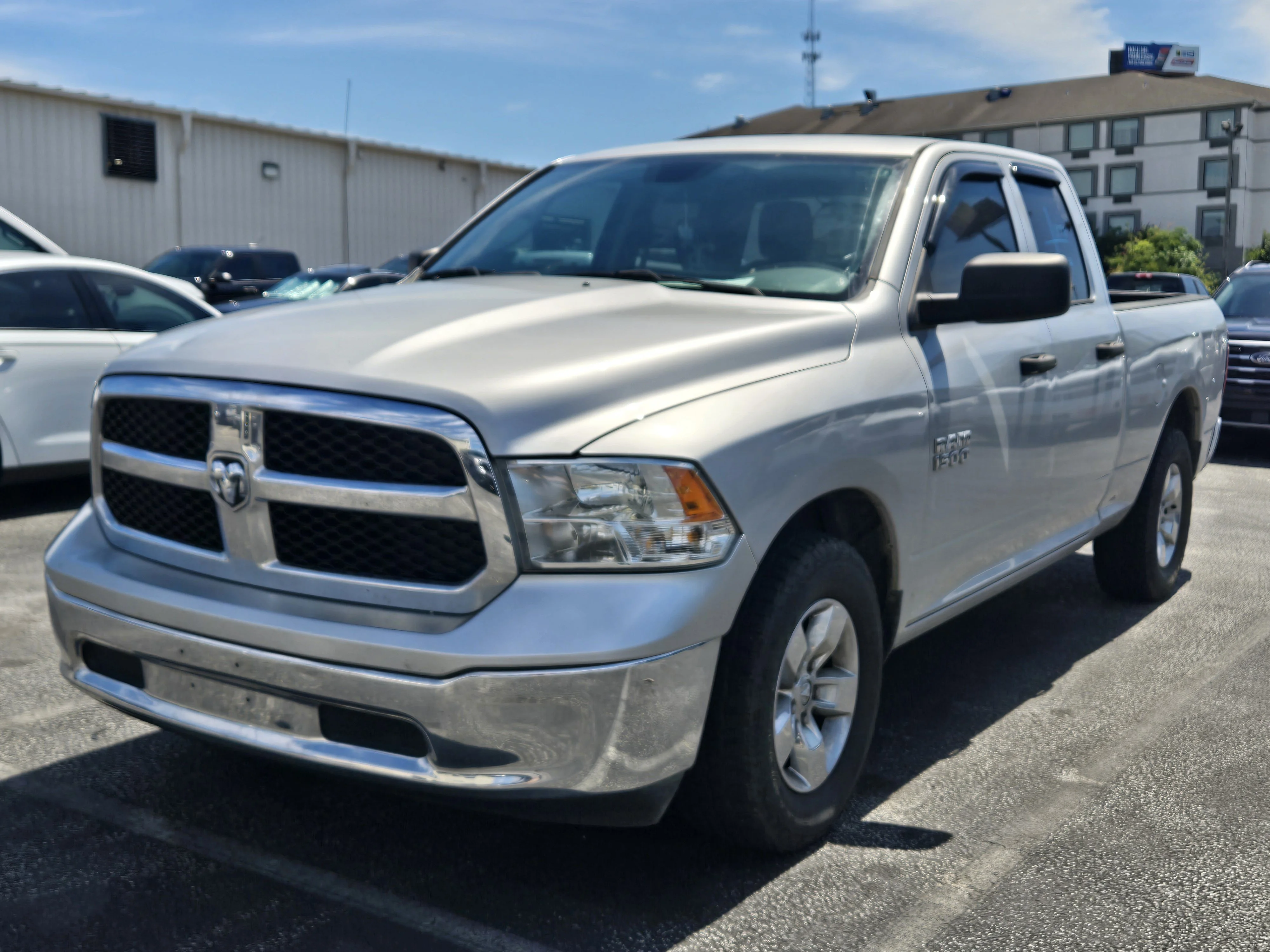 Used 2017 Bright Silver Metallic Clearcoat Ram Tradesman image 1