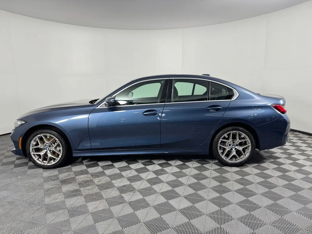 Certified Used 2025 Arctic Race Blue metallic BMW 330i xDrive image 8
