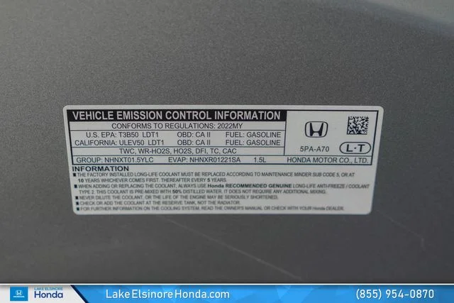 Used 2022 Lunar Silver Metallic Honda EX-L image 30