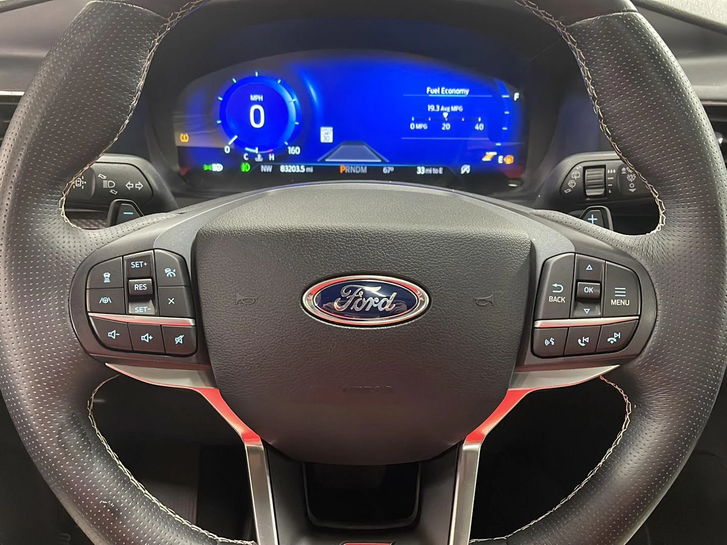 Used 2020 Magnetic Metallic Ford ST image 18