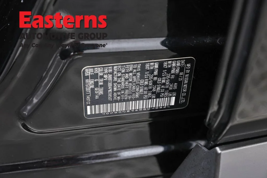Used 2023 Black Nissan SV image 37